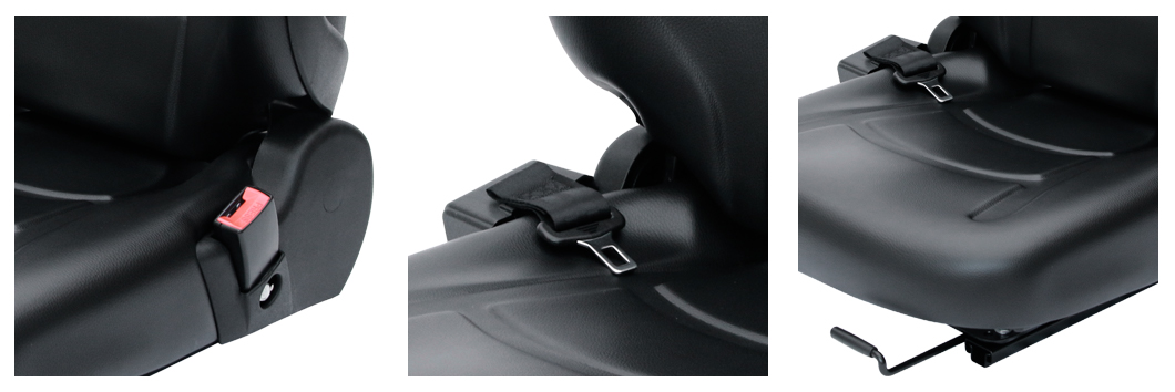 Durable and Long-lasting Forklift Seat with High Strength Material for Hangcha Nobelift(BF2-1)-Detailed Photos