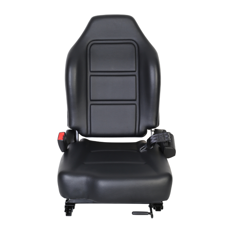 Durable Forward Moving Forklift Seat with Adjustable Backrest and Sliding Rail(BF6-2)