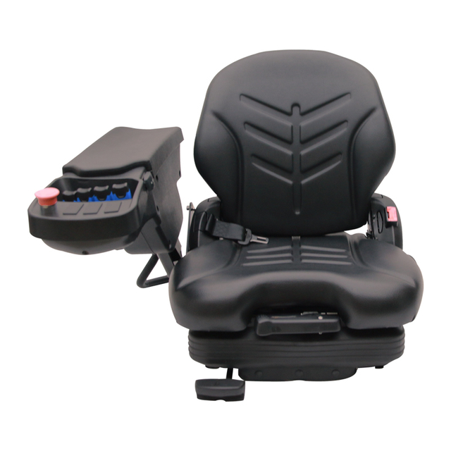 High Performance Heavy Duty PVC Lifting Equipment Forklift Seat with Fingertip Joystick Console (BF16M)