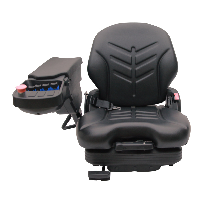High Performance Heavy Duty PVC Lifting Equipment Forklift Seat with Fingertip Joystick Console (BF16M)