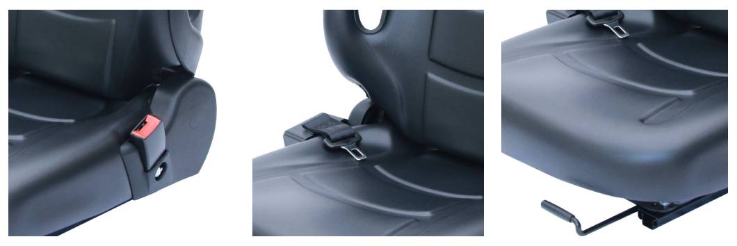 Durable and Long-lasting Forklift Seat with High Strength Material for Hangcha Nobelift(BF2-1)-Detailed Photos