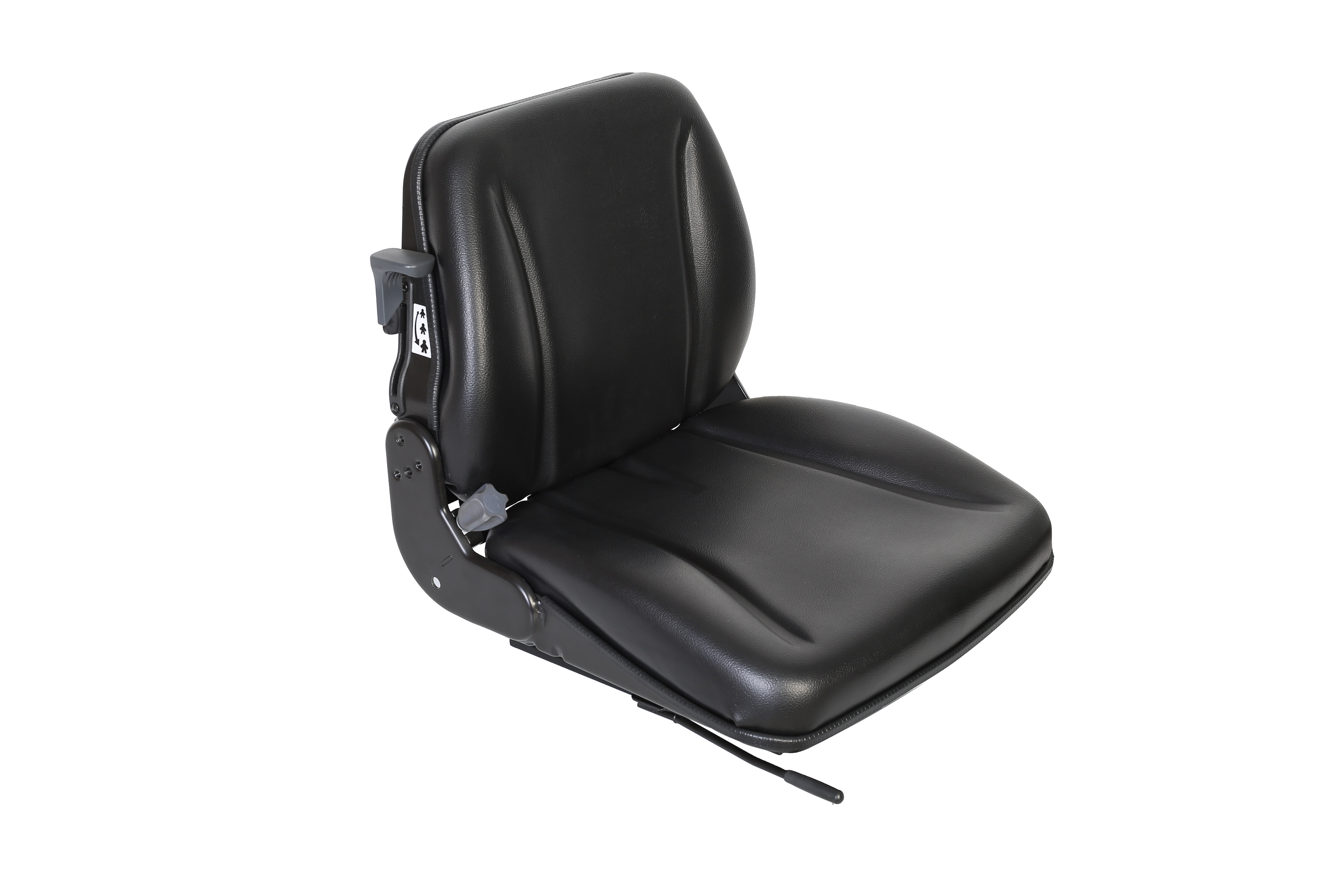 Quality Comfortable Forklift Seat with Heavy Duty PVC Adjustable Driver Seat