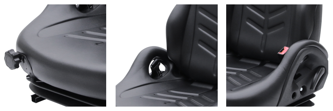 Original Genuine Forklift Seat with Shock Resistant and Pressure Reducing for Toyota Komatsu(BF5-3AB)-Detailed Photos