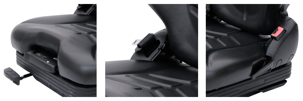 High Comfort Suspension Seat‌ for Electric Forklifts 60mm Stroke & Adjustable Lumbar Support(BF17)-Detailed Photos