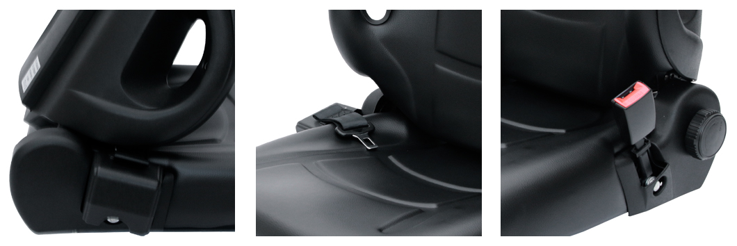 Forklift Seat with Universal Mounting Design Match with Different Brands and Models (BF2-2)-Detailed Photos
