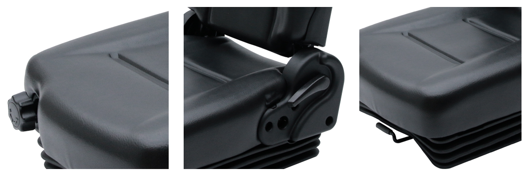Shockproof Forklift Seats with Mechanical Suspension for Jungheinrich and Aftermarket(BF6-3)-Detailed Photos