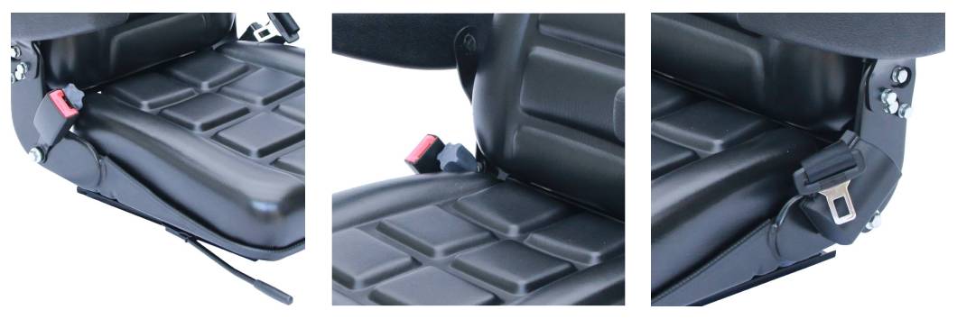 Forklift Seats with Machanical Suspension for Easier On-site Operations(BF1-3ABD)-Detailed Photos